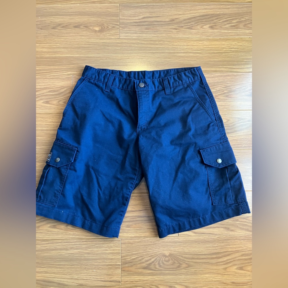 Navy cargo shorts- USA made